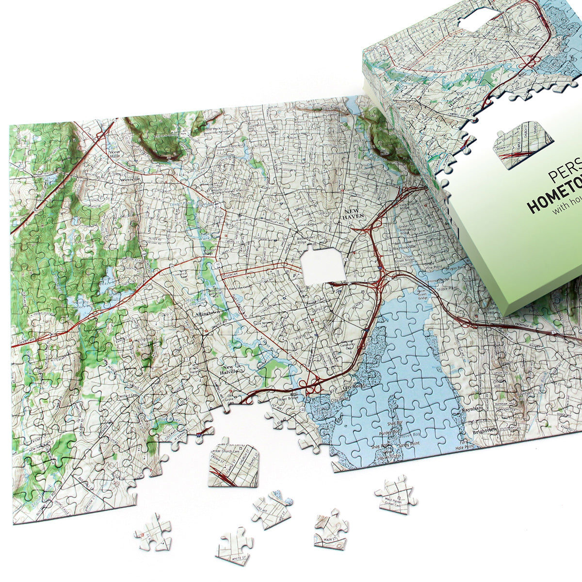 Personalized Street Map Puzzle