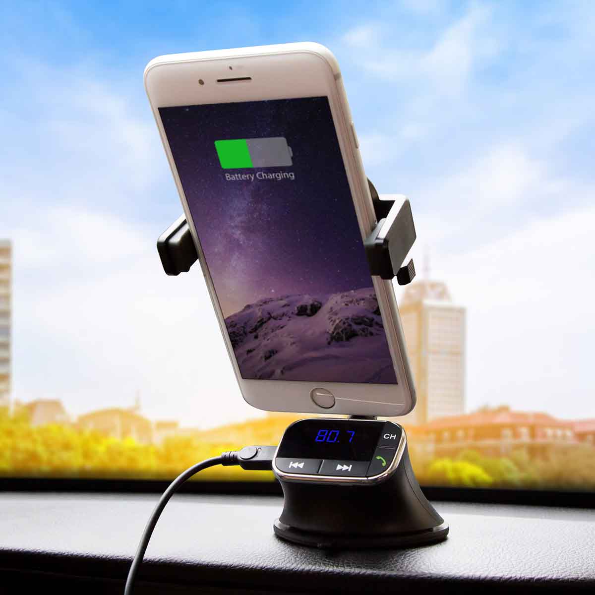 FM to Bluetooth Car Transmitter