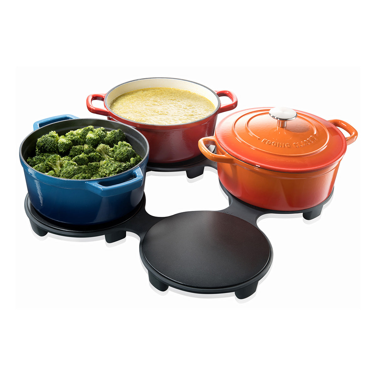 Flexible 4-Dish Warming Tray - image 2