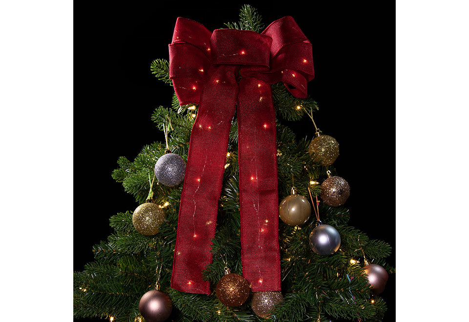 18” Cordless Light-Up Holiday Ribbon - image 3