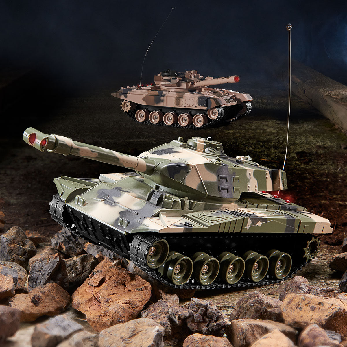 RC Battle Tanks (Set of 2)