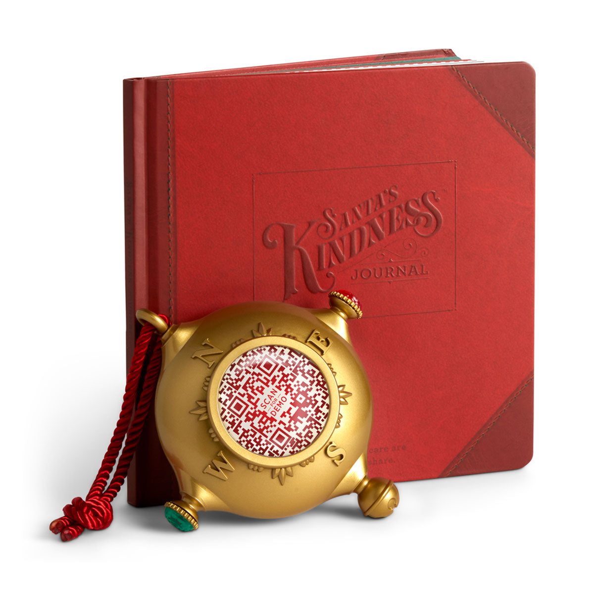 Interactive Santa Ornament with Journal