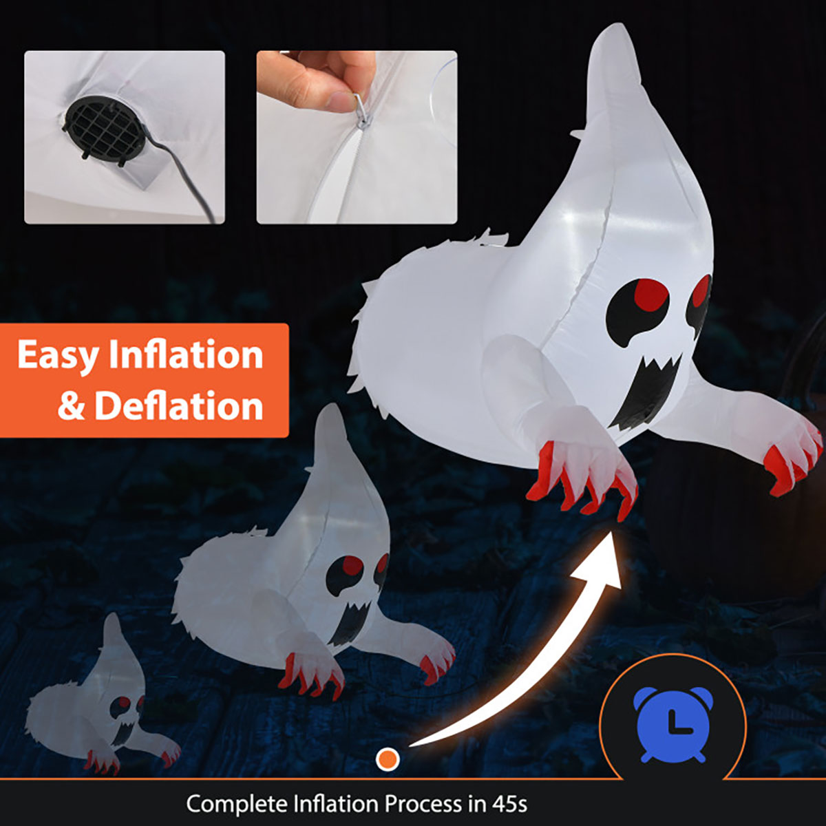 Flying Halloween Inflatable with Suction Cups - image 11