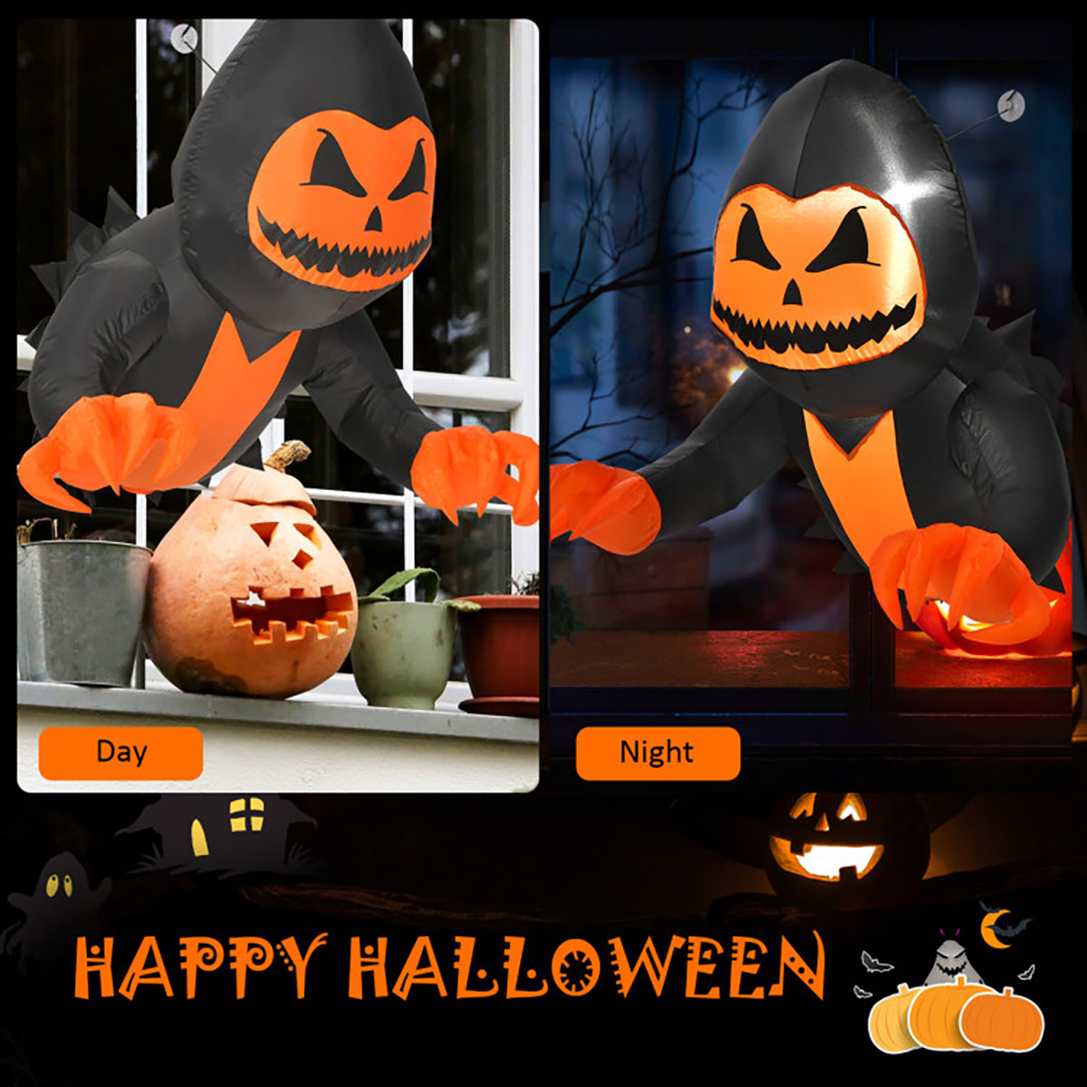 Flying Halloween Inflatable with Suction Cups - image 6