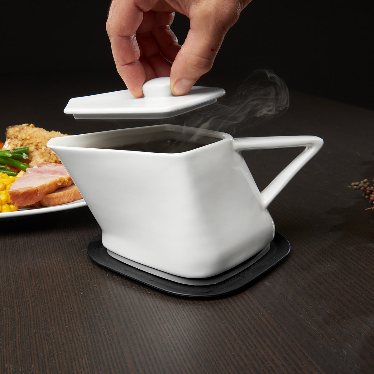 Gravy Boat with Warming Base - image 6