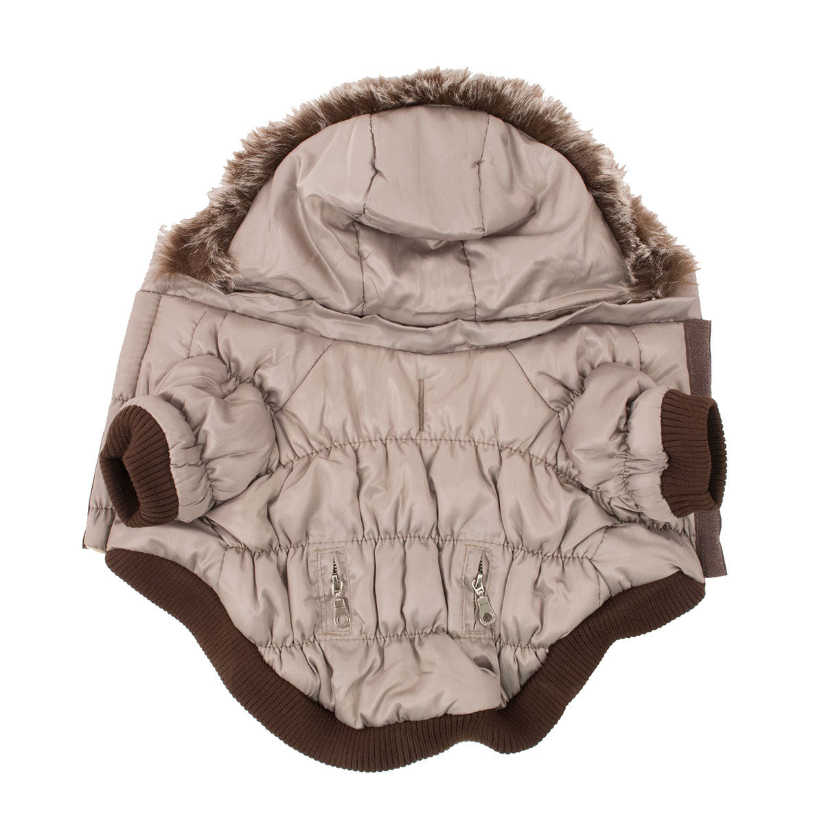 Insulated Dog Coat Parka with Removable Hood - image 7