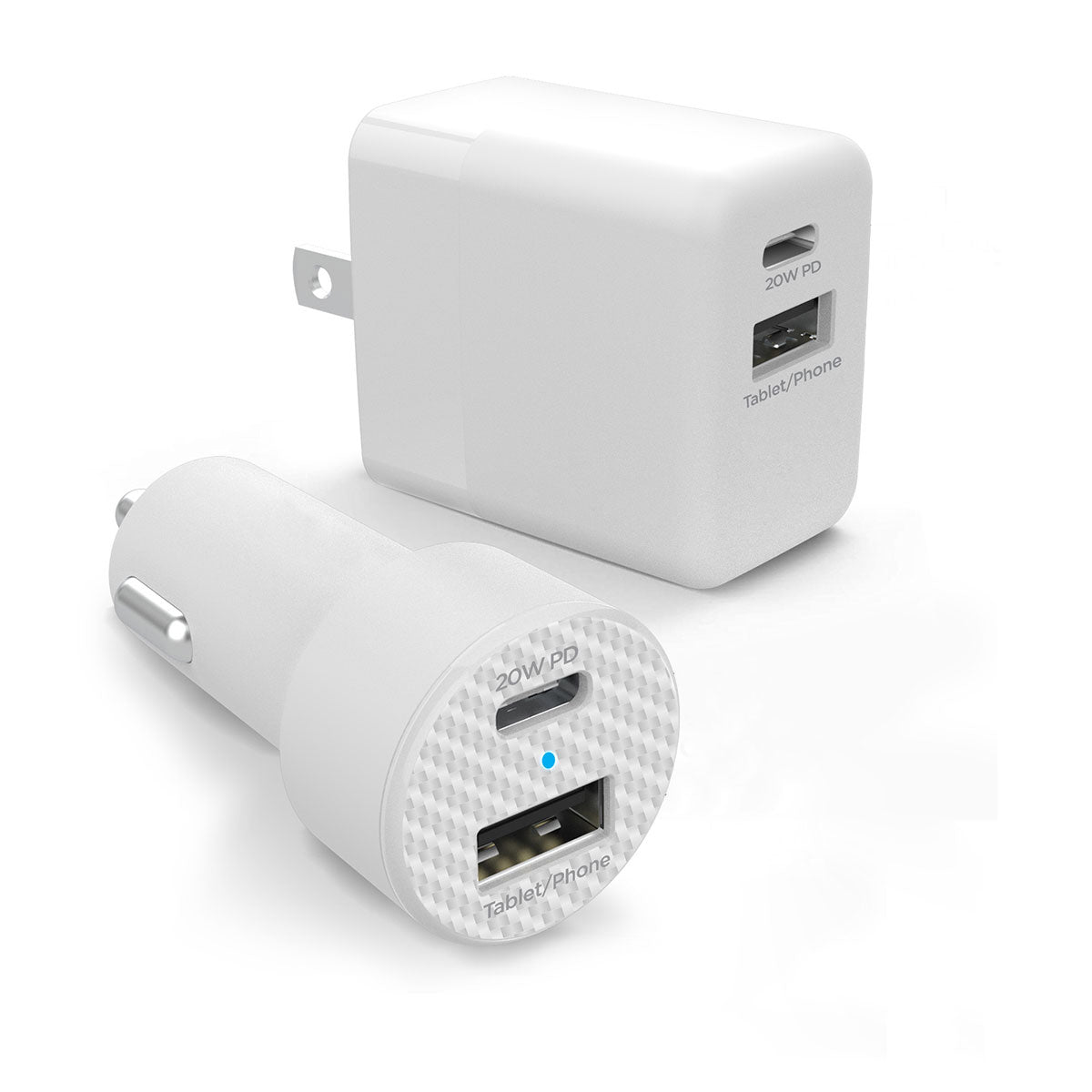 Fast Charge Dual Output Wall and Car Charger Set - image 12
