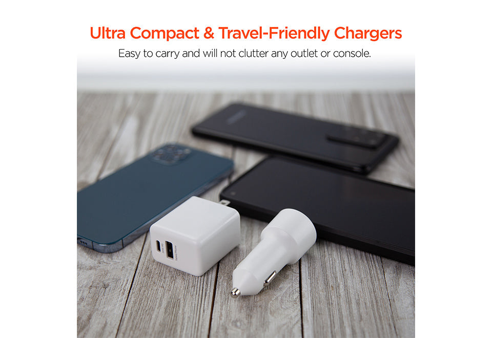 Fast Charge Dual Output Wall and Car Charger Set - image 9