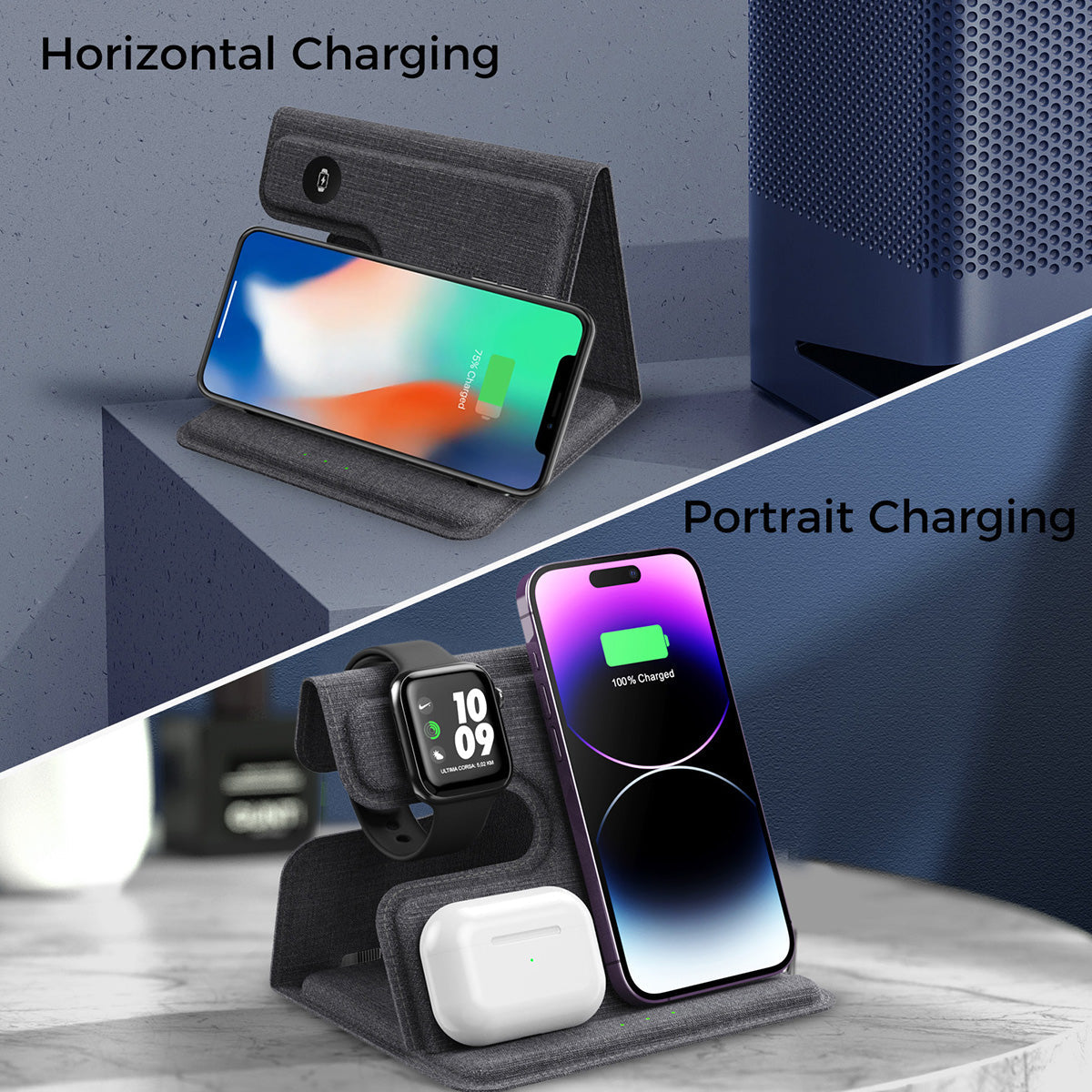 3-in-1 Foldable Wireless Charging Stand - image 4