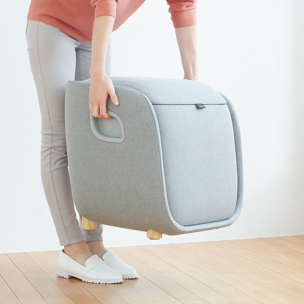 Foot and Calf Massaging Ottoman - image 8