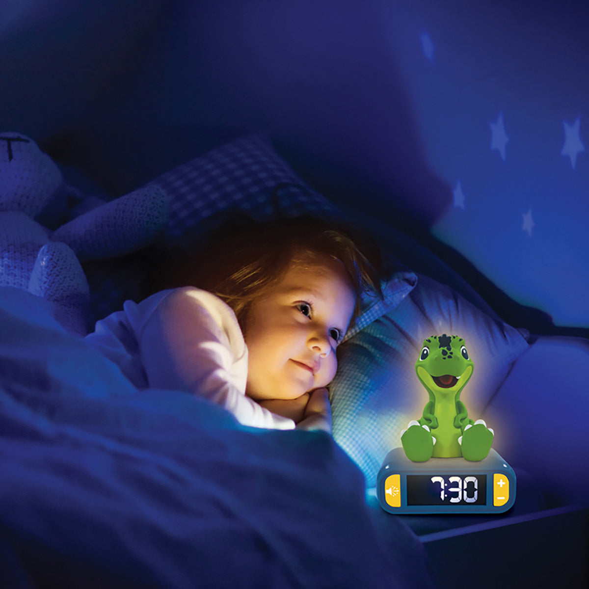 Dinosaur Digital Alarm Clock with Nightlight - image 3