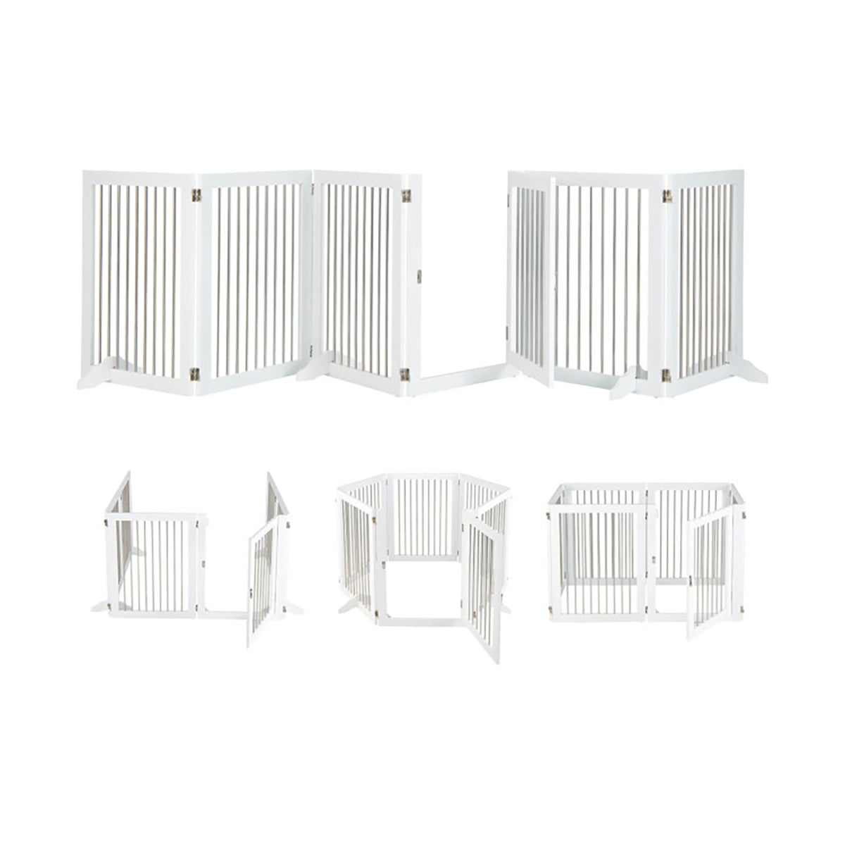 Freestanding 6-Panel Dog Gate - image 10