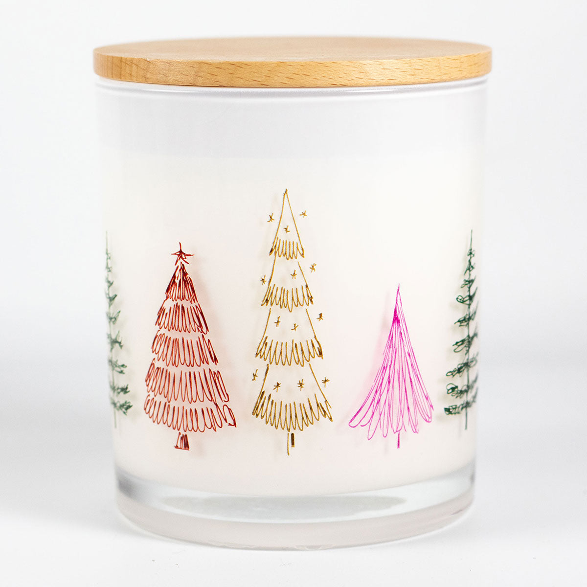 Christmas Printed Candle - Festive Tree Wrap - image 2