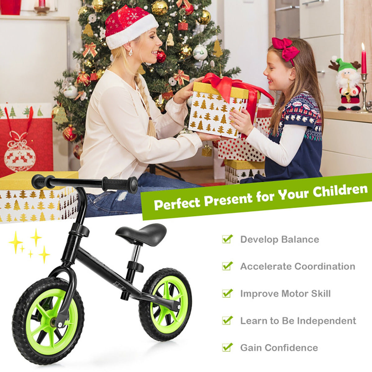 Kids Adjustable No Pedal Balance Bike - image 30