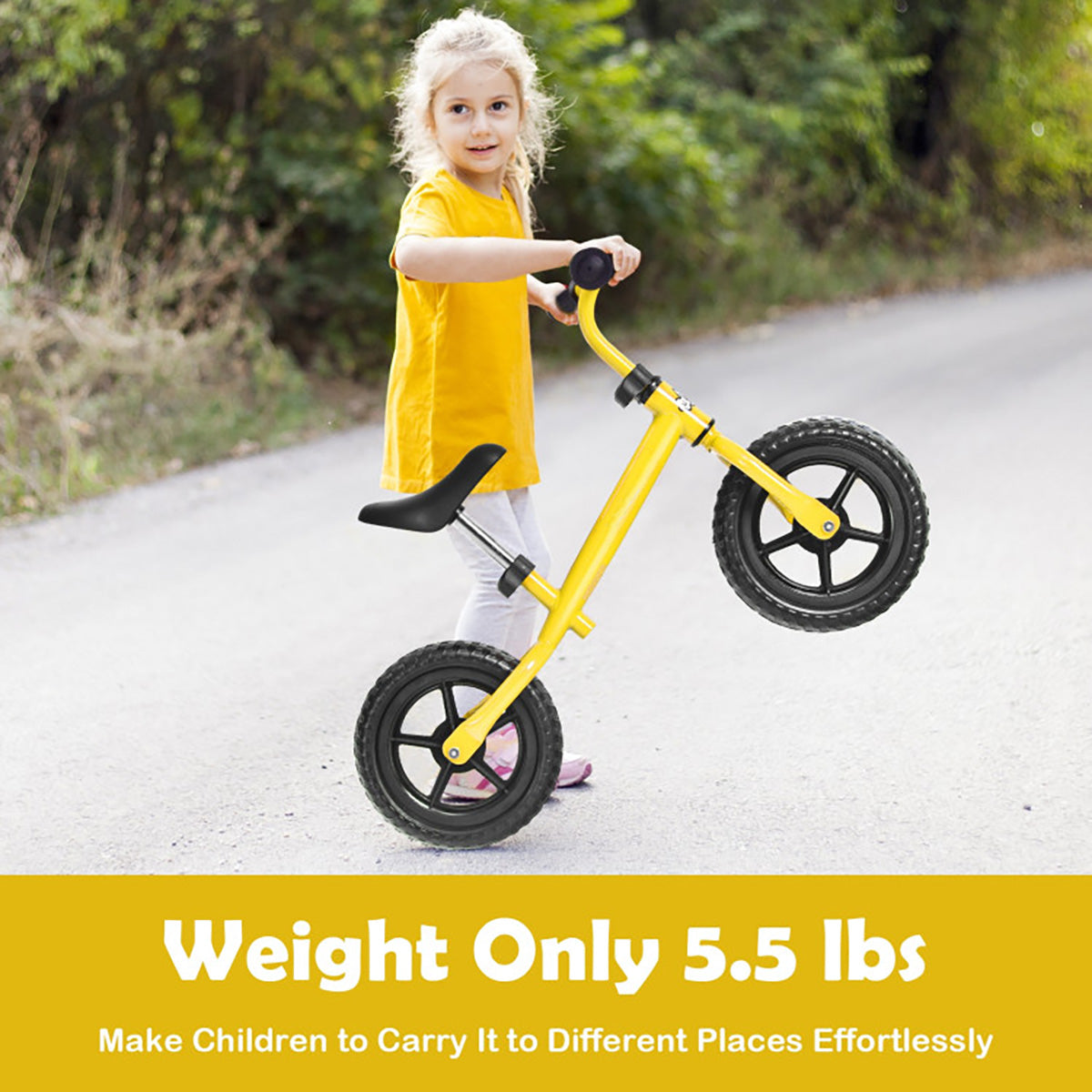 Kids Adjustable No Pedal Balance Bike - image 9