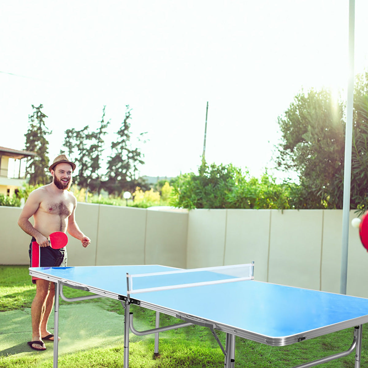 60'' Folding Ping Pong Table Game Set - image 20
