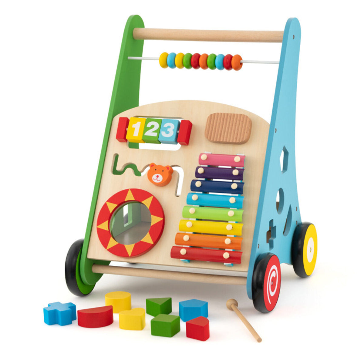 Wooden Push Walker Activity Center - image 10