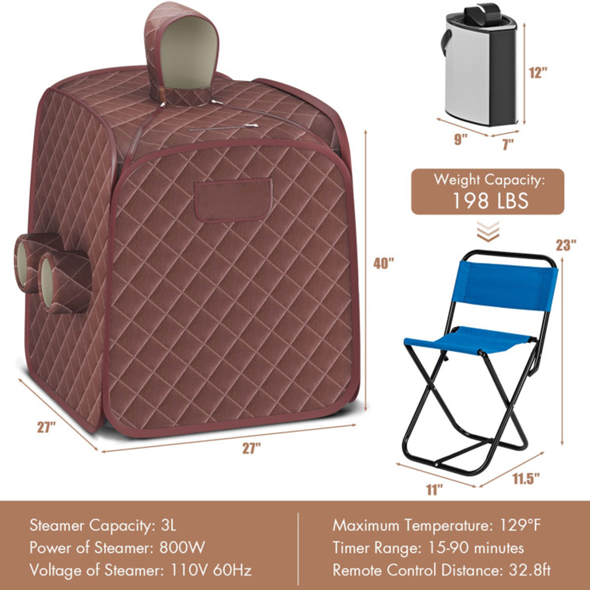 2-Person Portable Steam Sauna - image 21