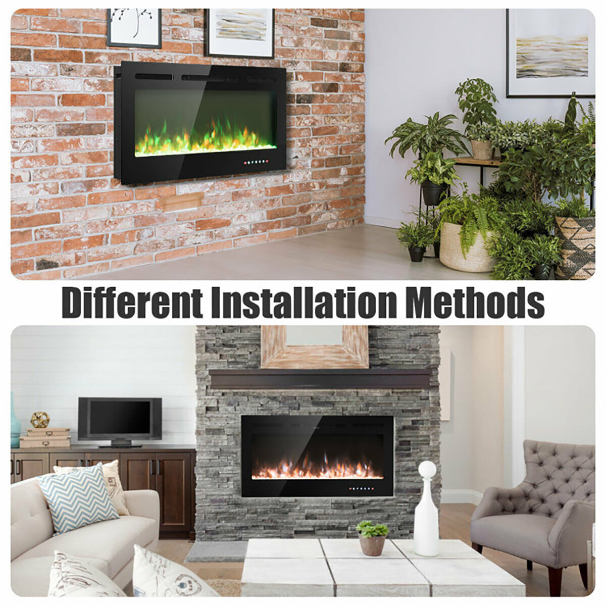 40'' Recessed Electric Fireplace - image 5