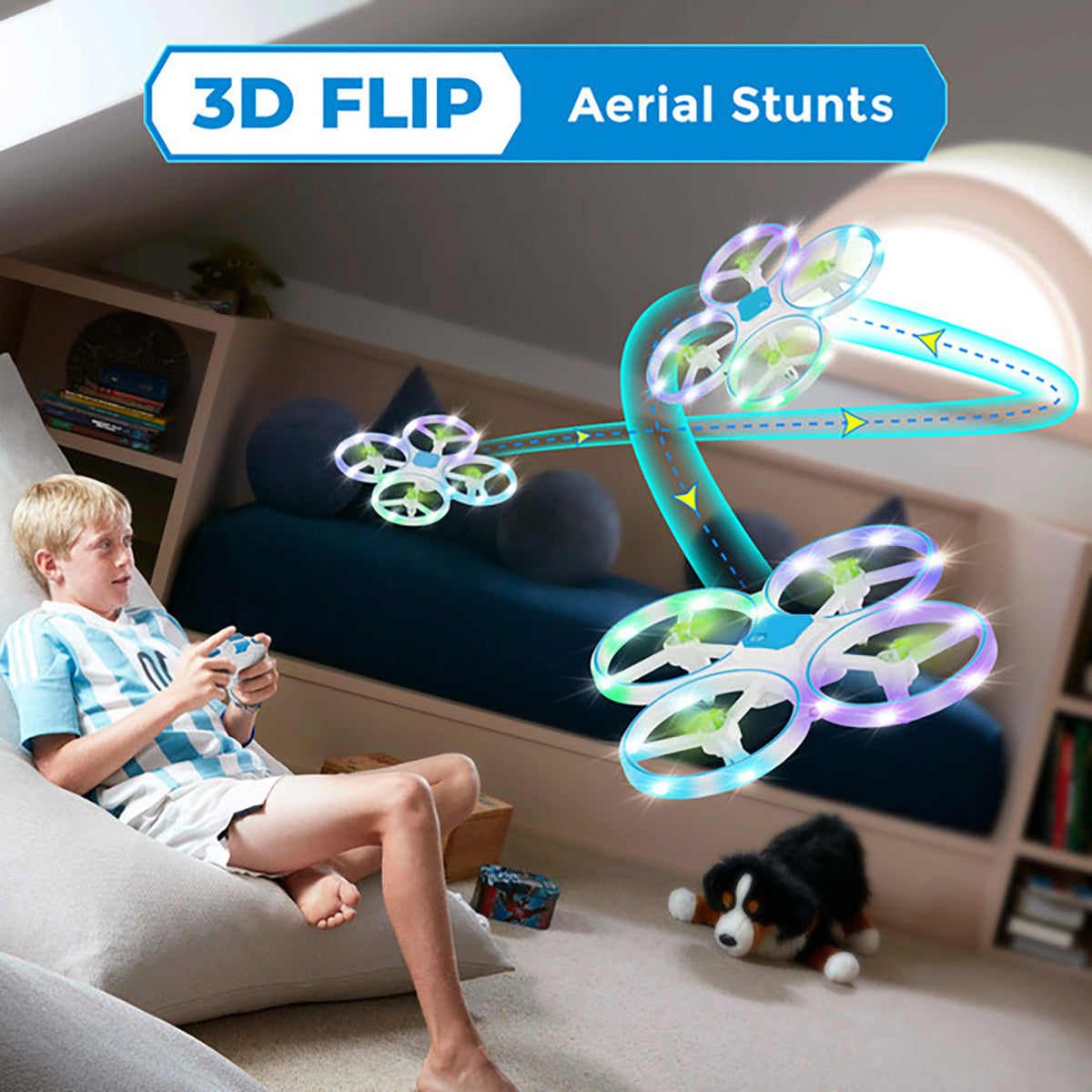 Dragonfly Drone with LED Light Effects - image 3