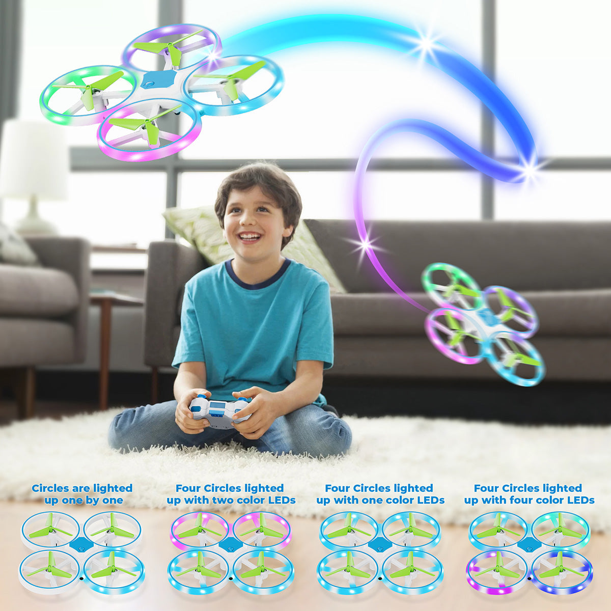Dragonfly Drone with LED Light Effects - image 4