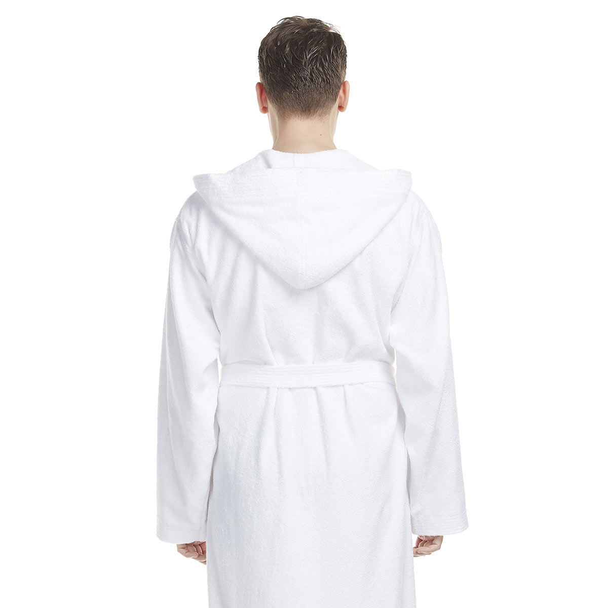 Turkish Cotton Ankle Length Hooded Bathrobe - image 3