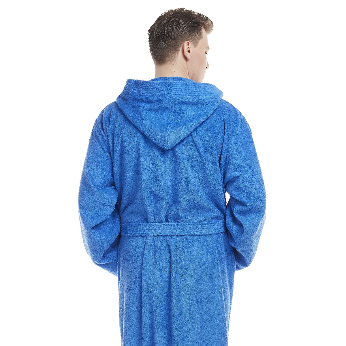Turkish Cotton Ankle Length Hooded Bathrobe - image 29