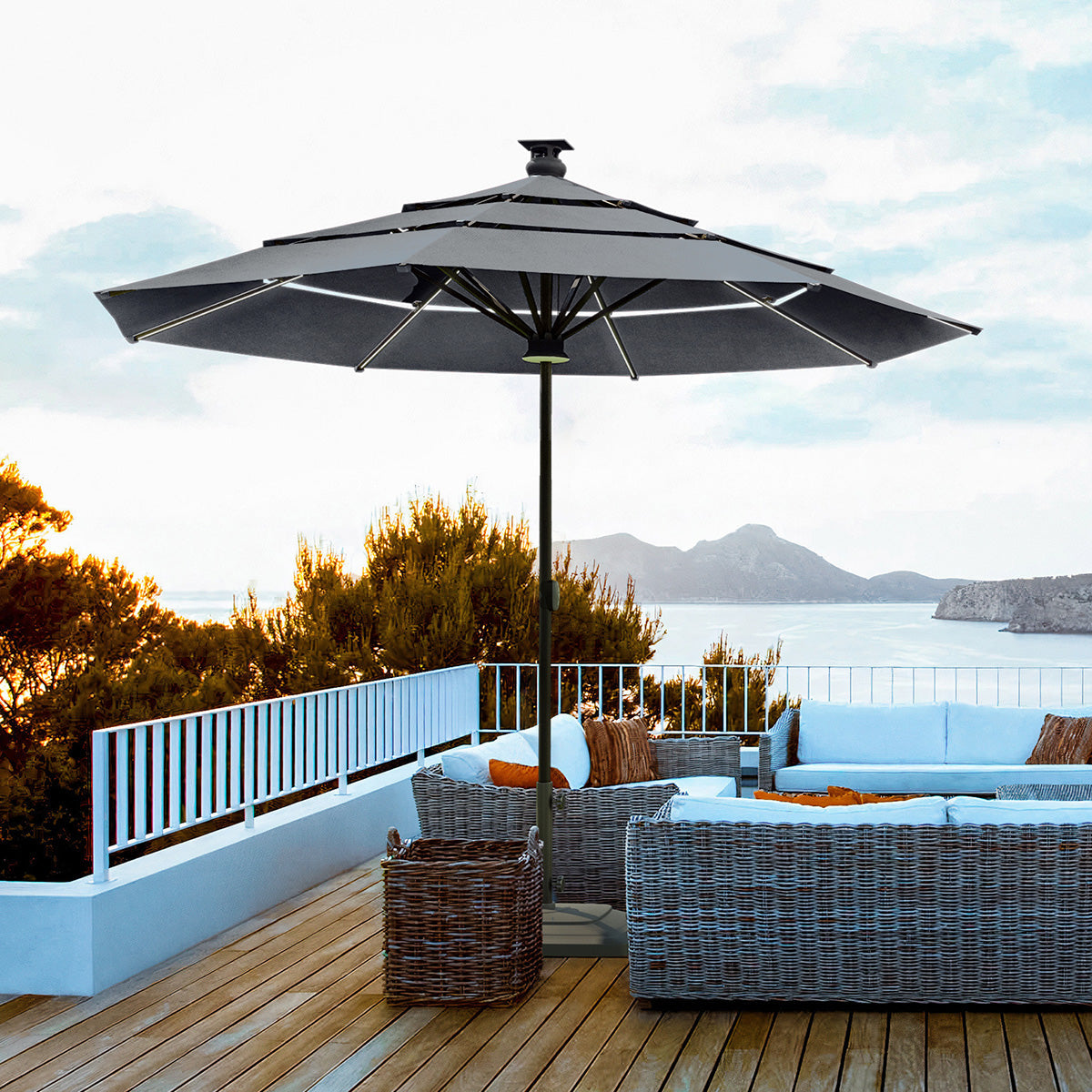 11' Smart Outdoor Umbrella - image 28