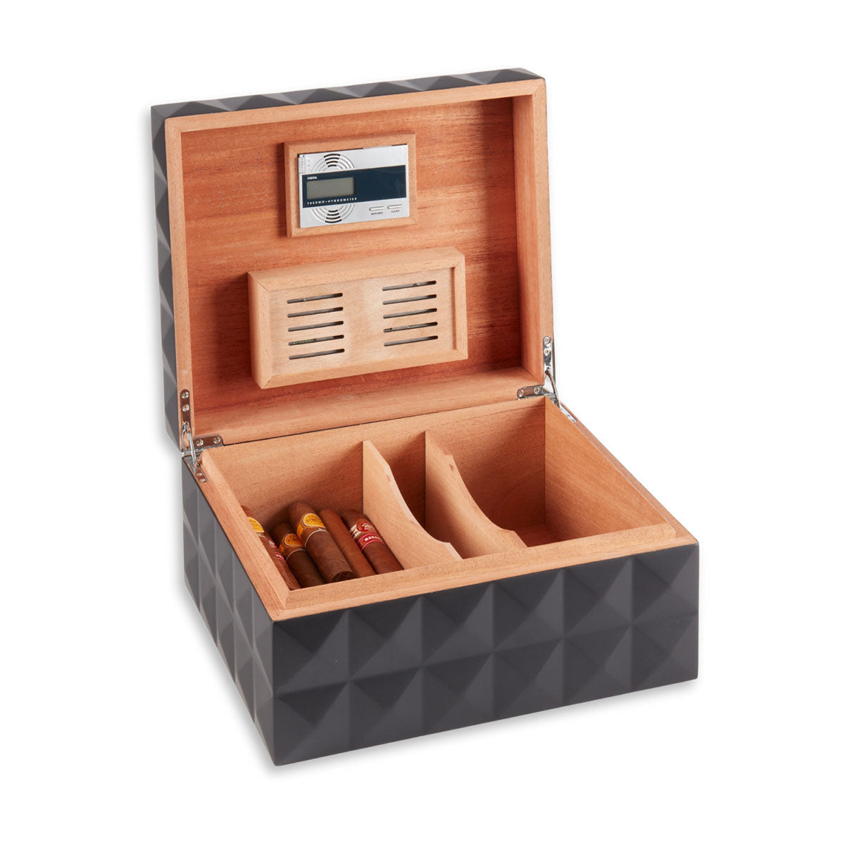 75 Cigar Humidor in Pyramid Design