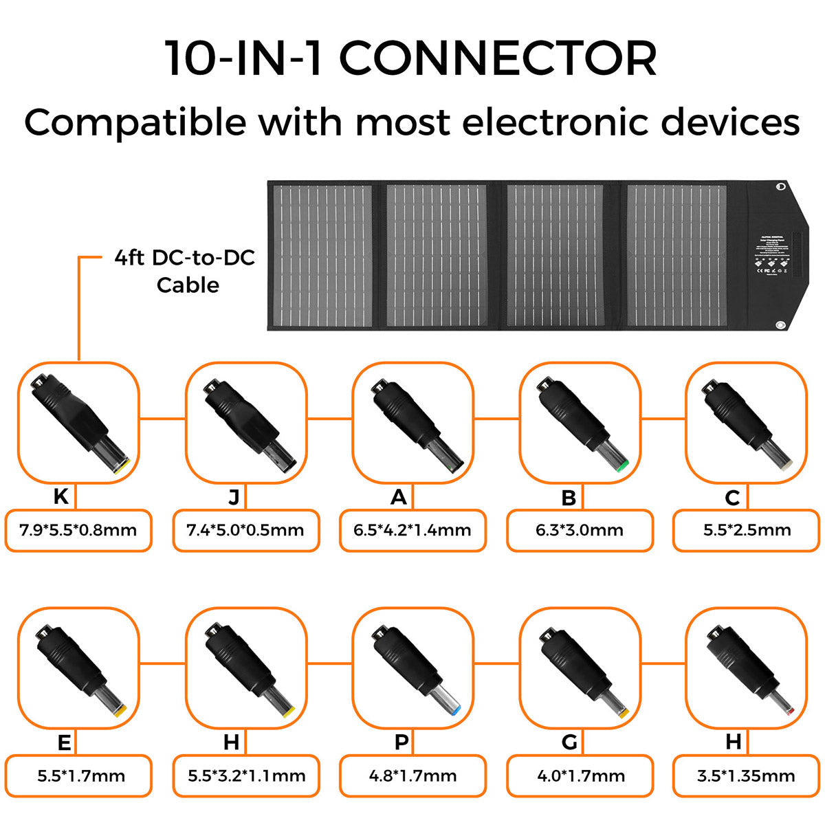40W Portable Solar Charging Panel - image 3