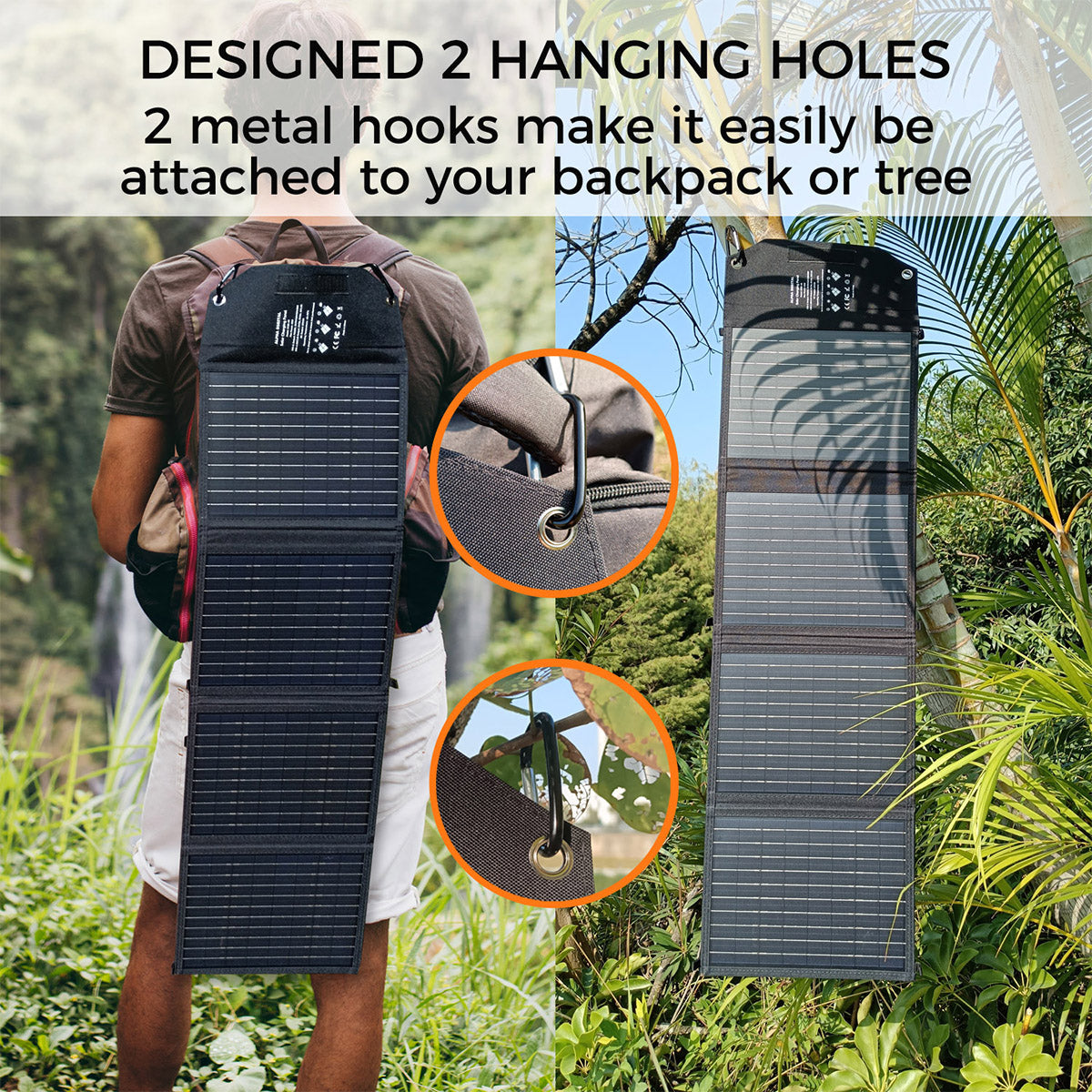 40W Portable Solar Charging Panel - image 8