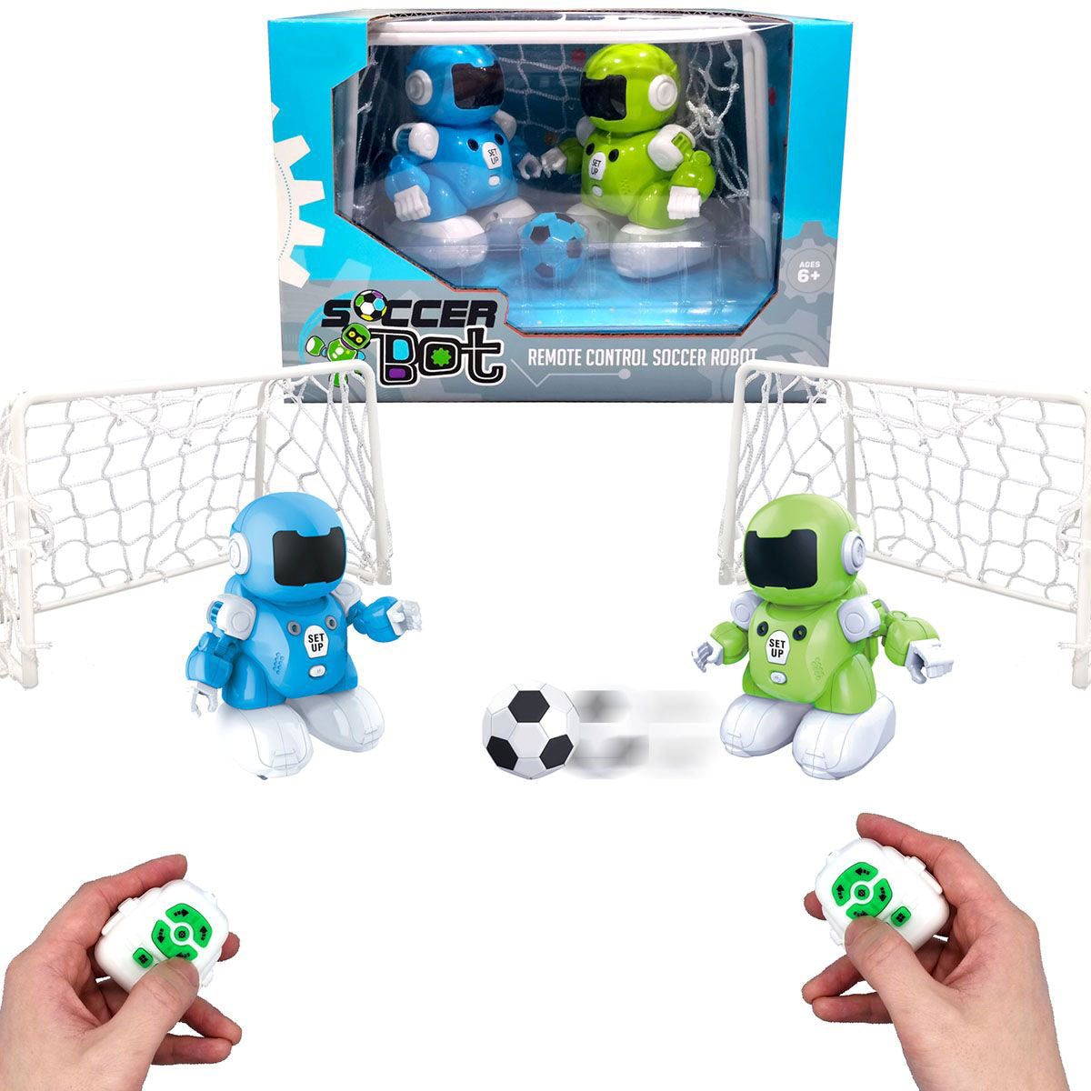2-Player RC Soccer Robots