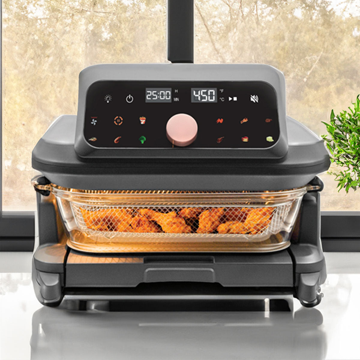 Touch IQ 6QT Glass Container Air Fryer
