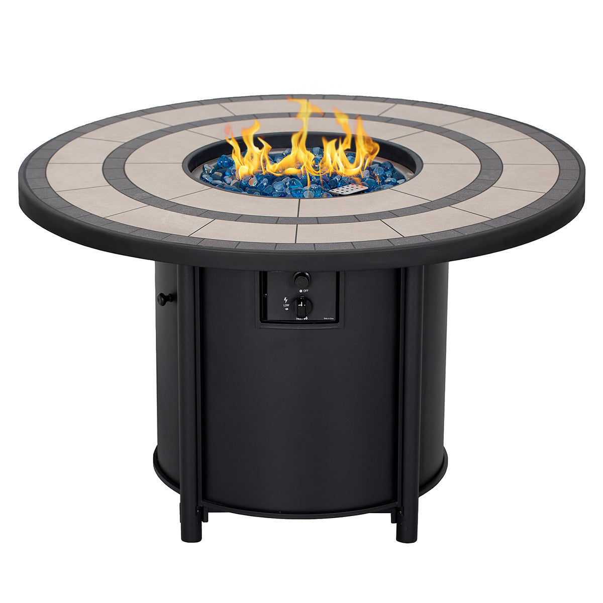 Round Propane Gas Fire Pit Table - image 2