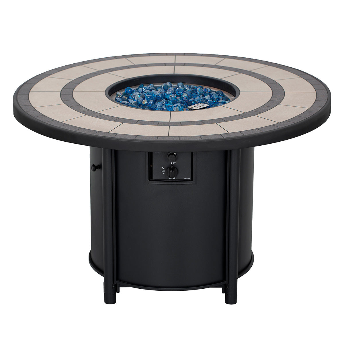 Round Propane Gas Fire Pit Table - image 3