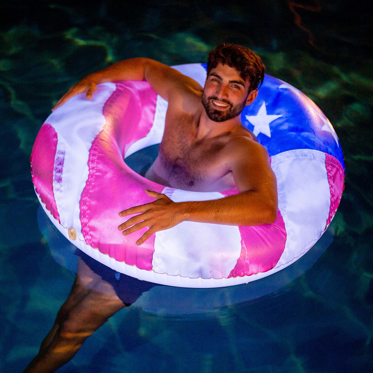 Patriotic 42'' LED Inflatable Tube