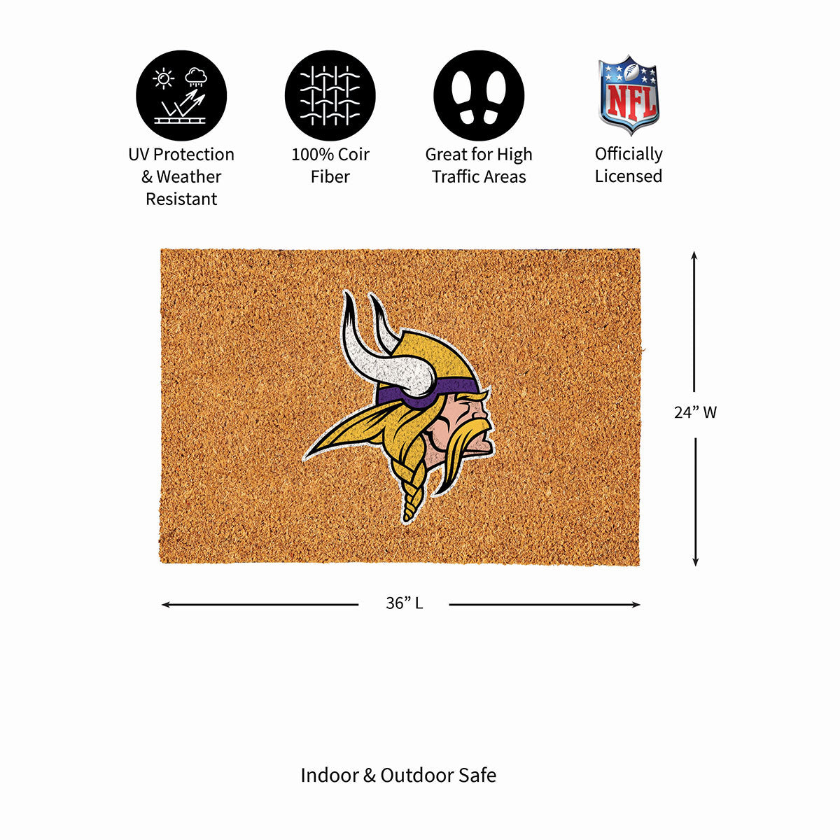 NFL Large Format Team Coir Mat - image 107