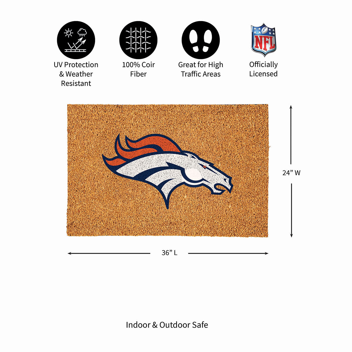 NFL Large Format Team Coir Mat - image 47