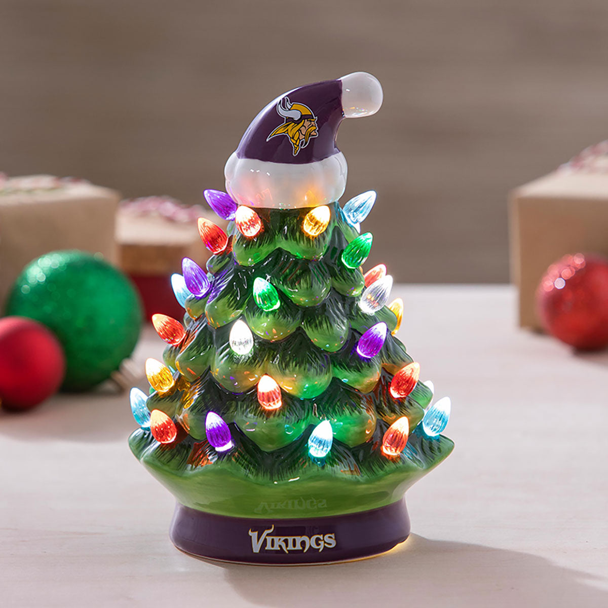 8'' NFL LED Ceramic Christmas Tree - image 28