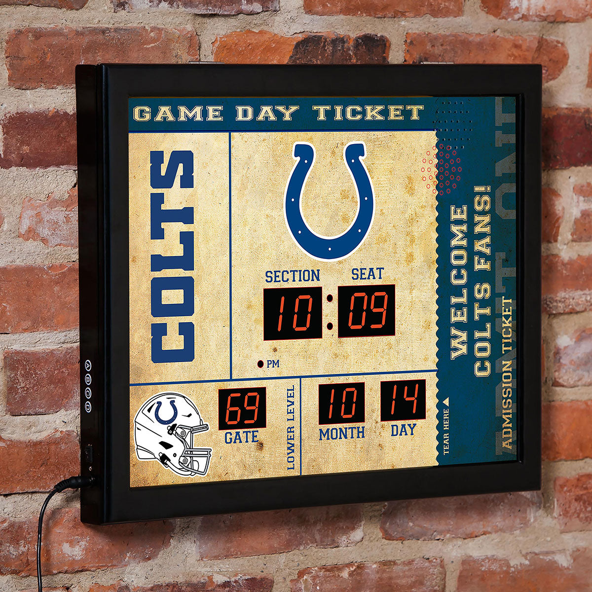 NFL Gameday Ticket Wall Clock and Speaker - image 16