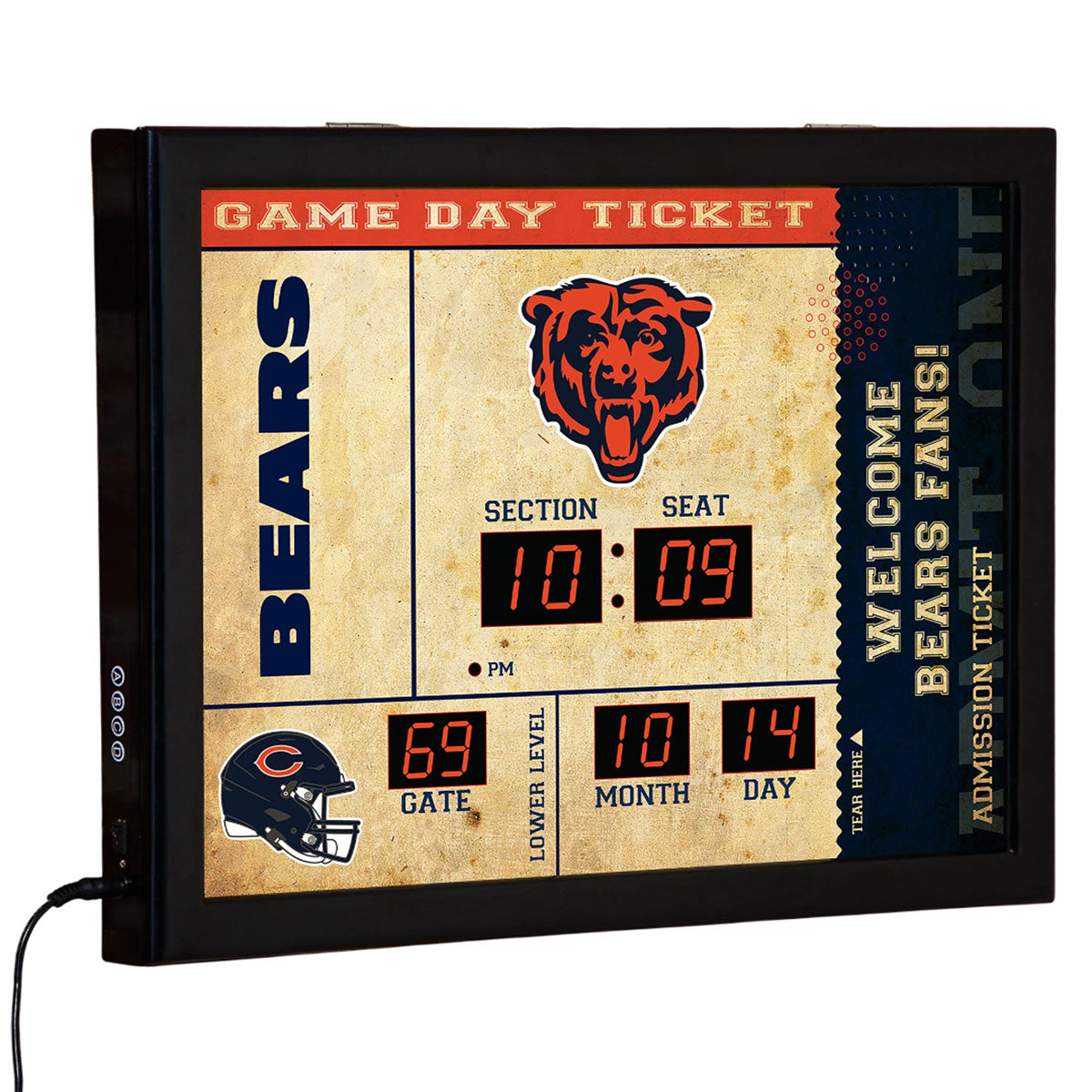 NFL Gameday Ticket Wall Clock and Speaker - image 54