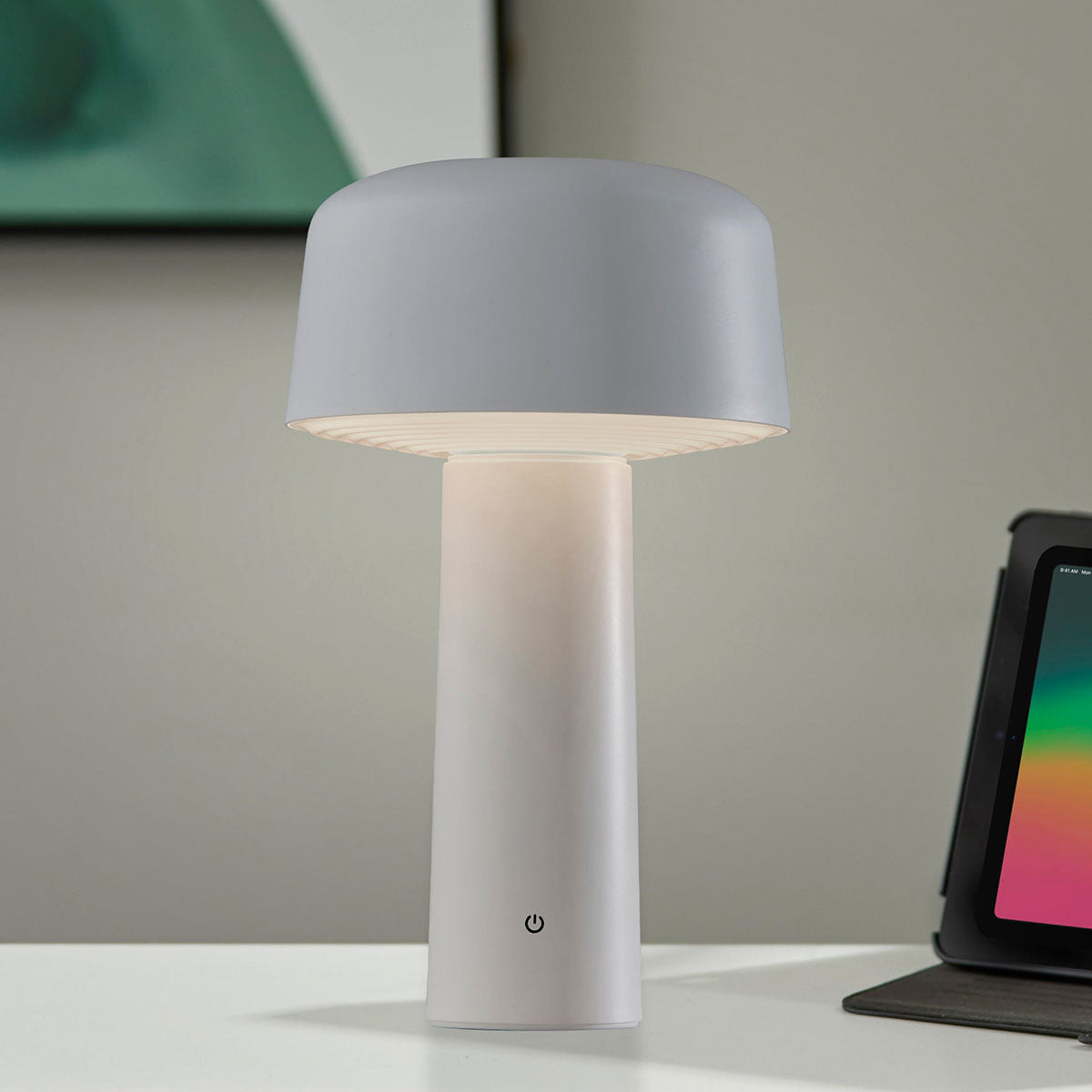 Cordless Indoor/Outdoor LED Diffused Light Table Lamp - image 3