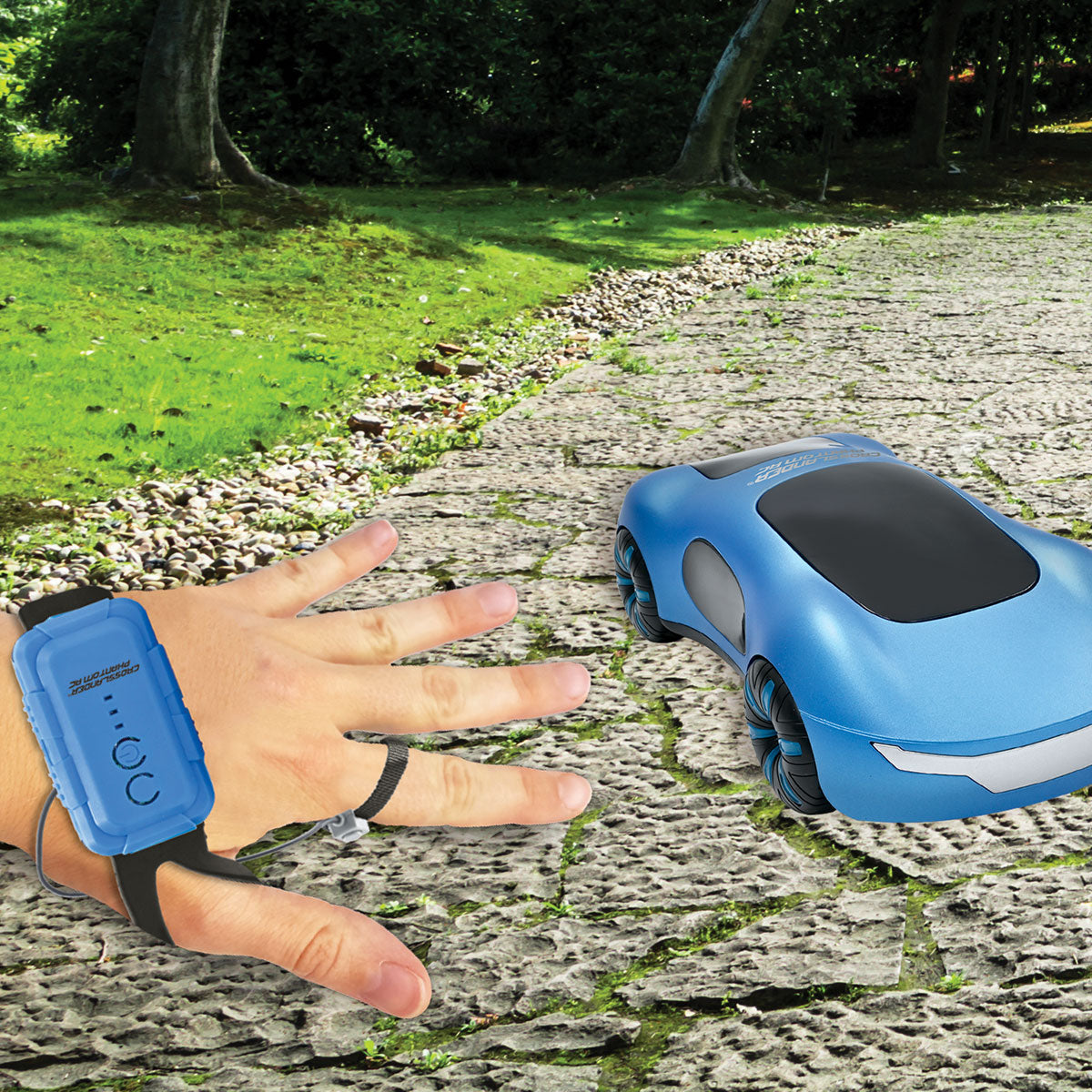 Gesture Control RC Car with Lights and Sounds