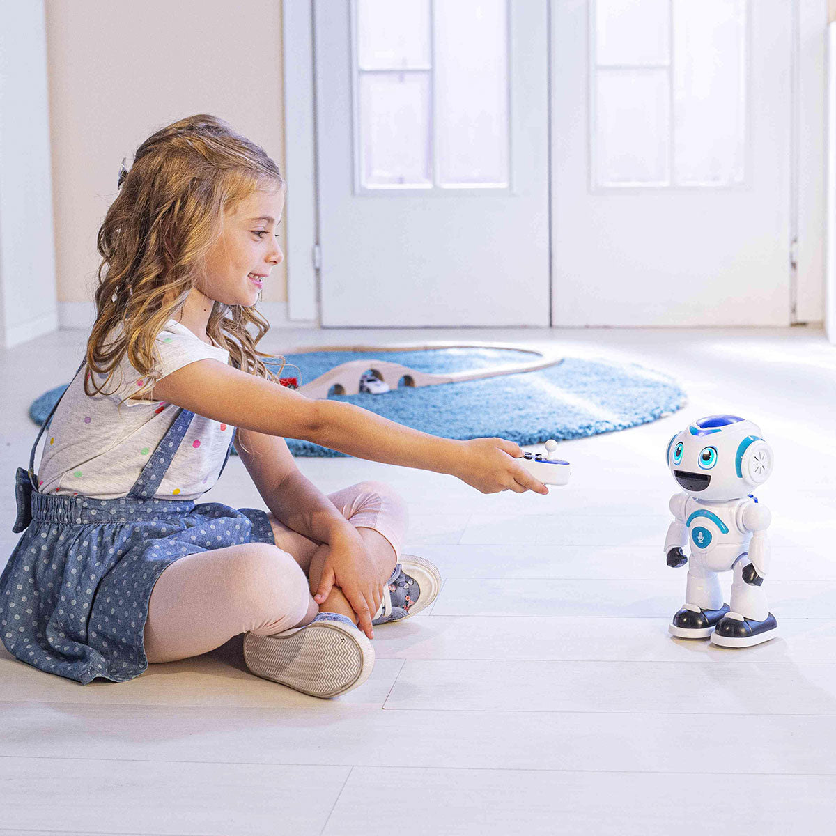 Interactive STEM Robot with Quiz and Games