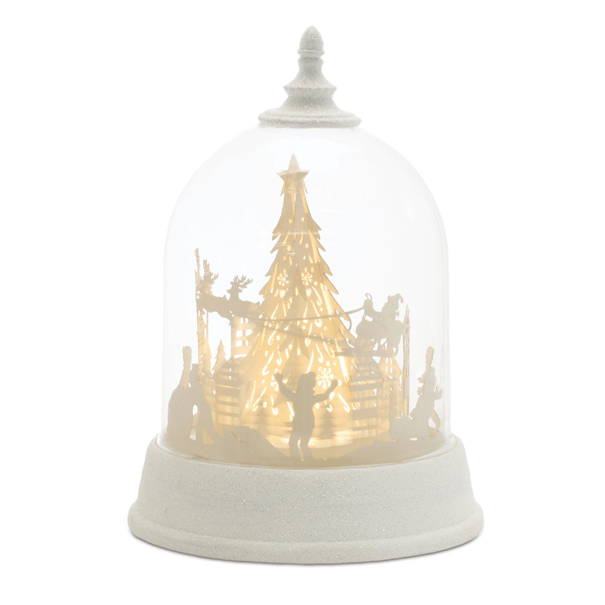 LED Rotating Santa's Sleigh Globe - image 2
