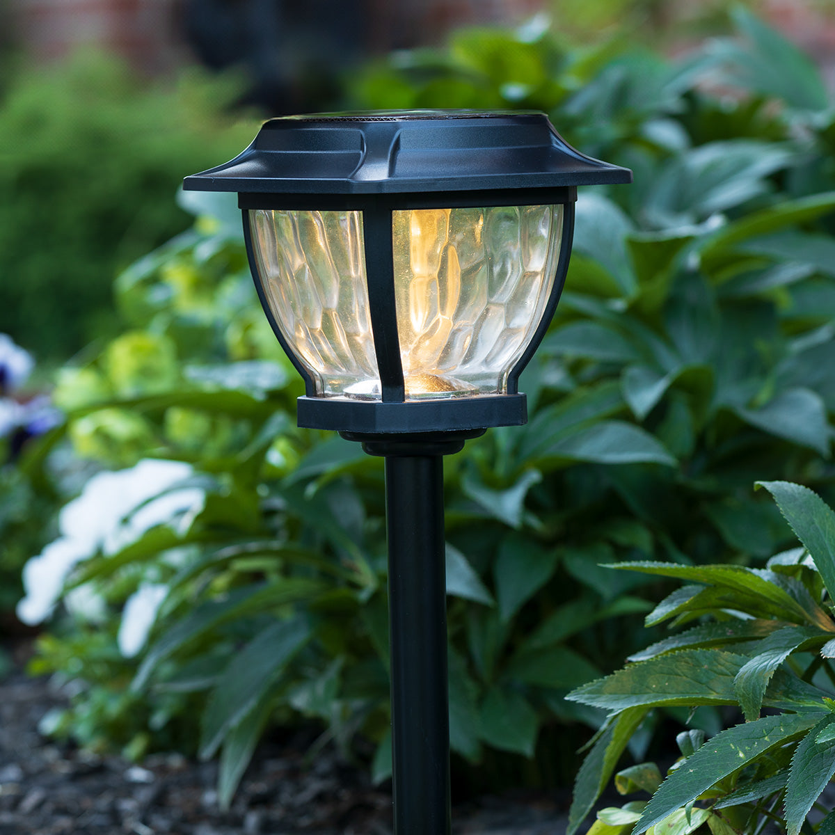 Wave Style Solar Powered Pathway Lights (Set of 2) - image 5