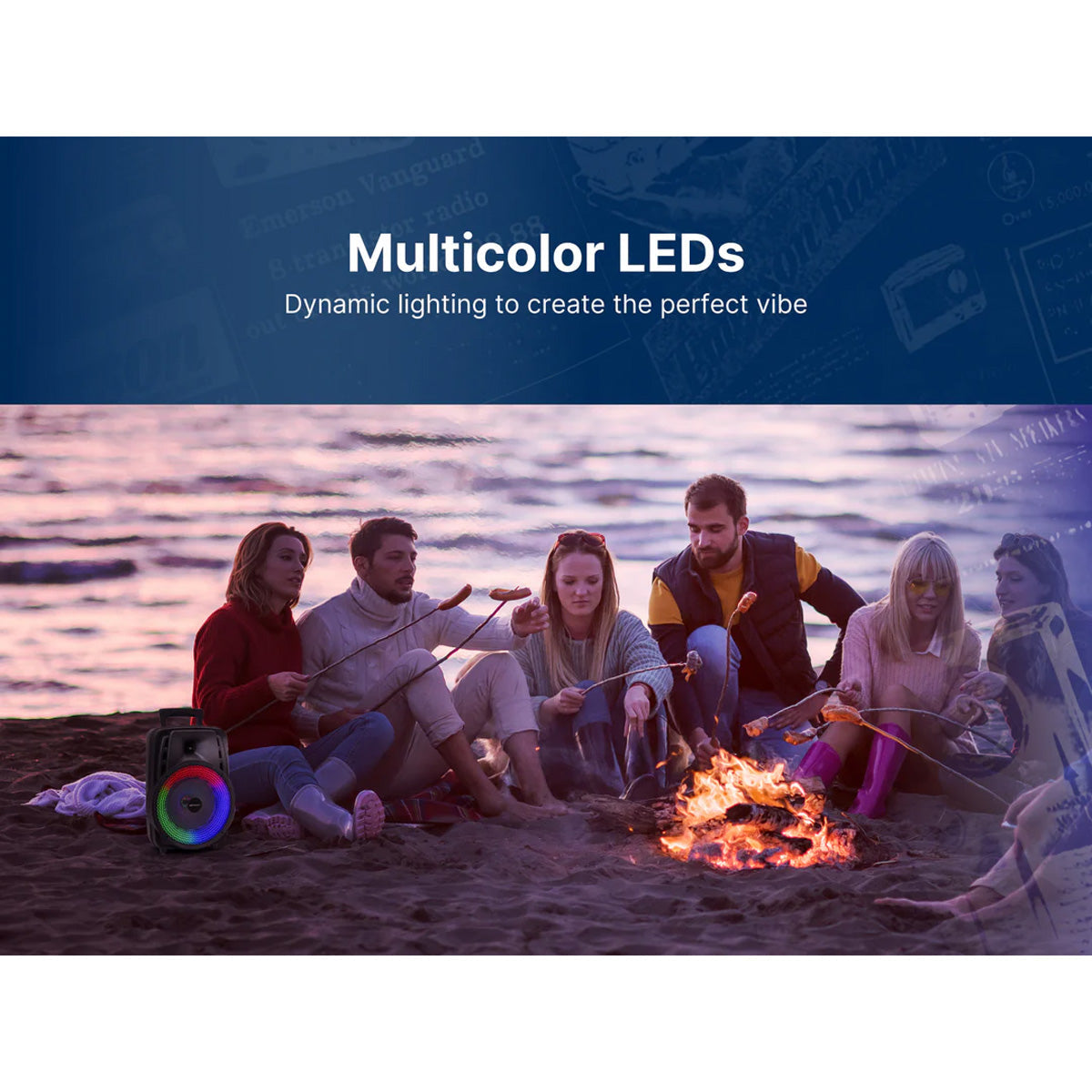 8'' Portable Party Speaker - image 11