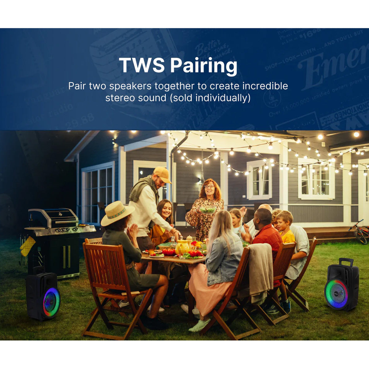 8'' Portable Party Speaker - image 13