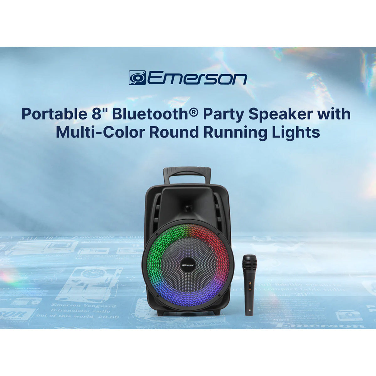 8'' Portable Party Speaker - image 5