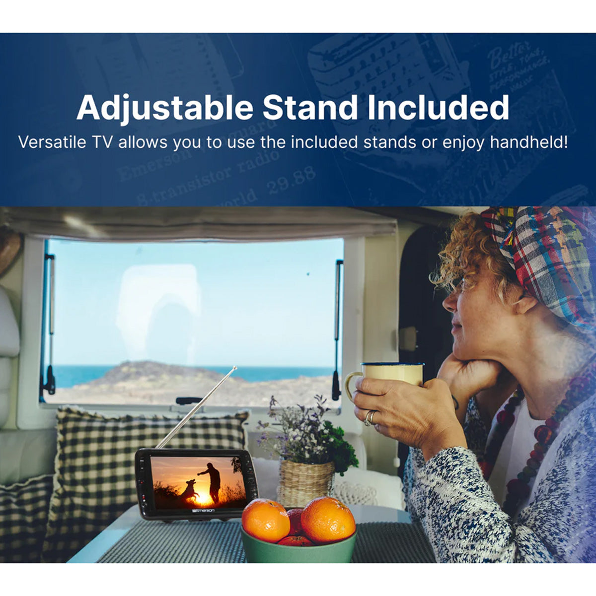 7'' Portable TV with Multimedia Player - image 3
